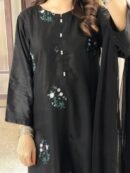 Tulip Embroidered 2PCS