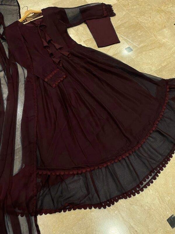 Shafoon Maxi (Stitched 3 Pcs) - Image 7