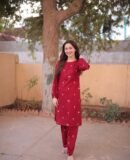 Petal Embroidered 2Pcs