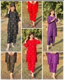 Petal Embroidered 2Pcs