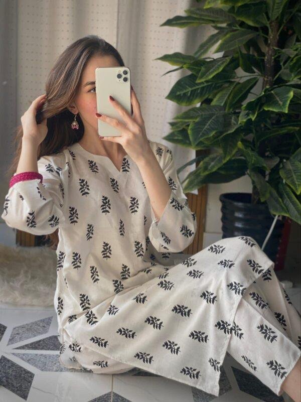 Saleha Block Print 2Pcs - Image 2