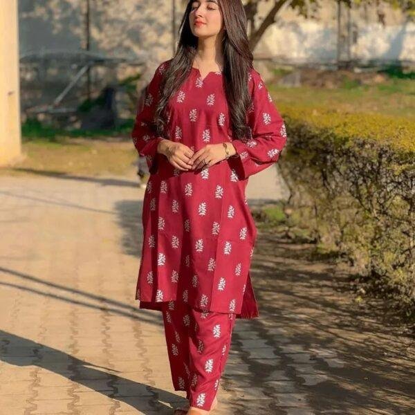 Saleha Block Print 2Pcs - Image 5