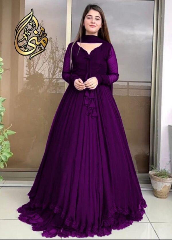 Shafoon Maxi (Stitched 3 Pcs) - Image 4