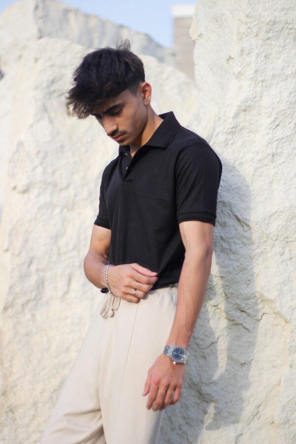 Basic Polo - Black - Image 7