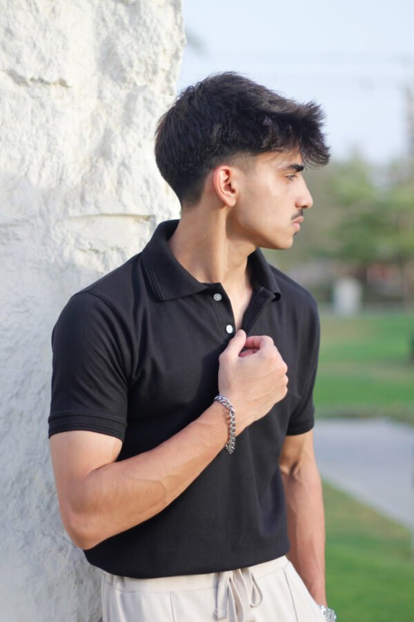 Basic Polo - Black - Image 4
