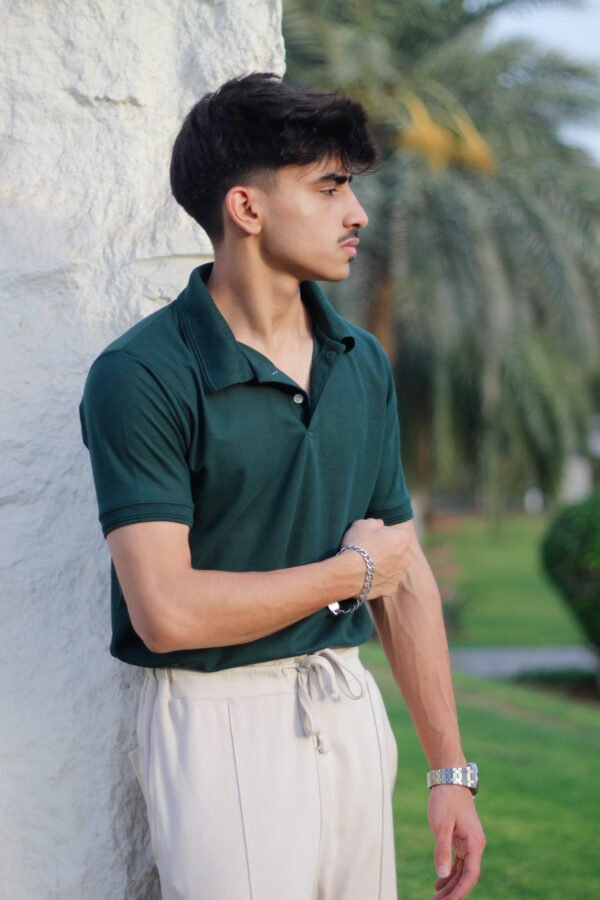 Basic Polo - Bottle Green