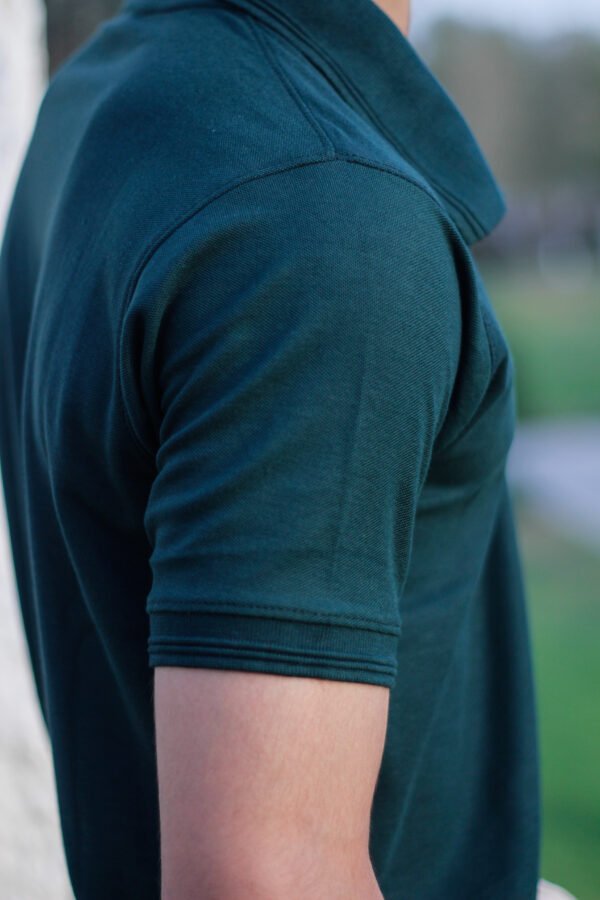 Basic Polo - Bottle Green - Image 5